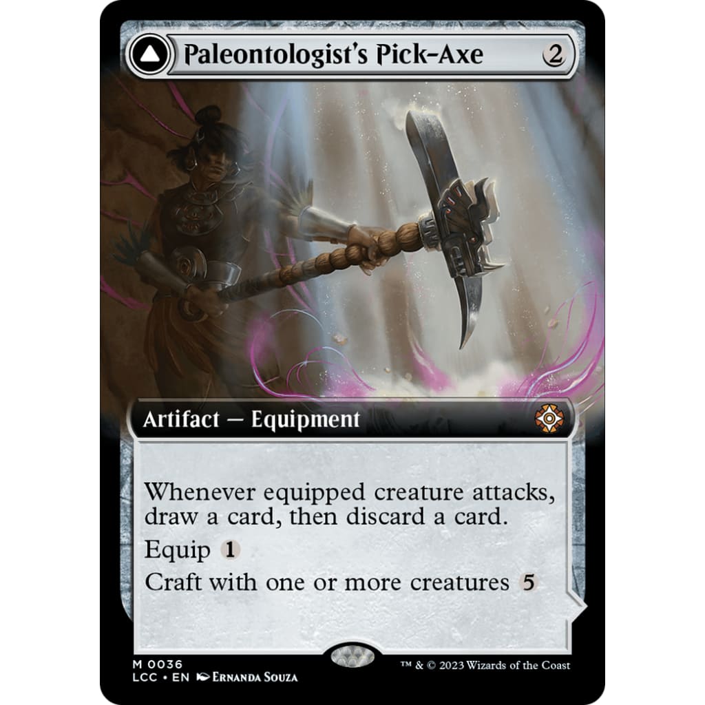 Paleontologist’s Pick-Axe // Dinosaur Headdress (LCC-036):
