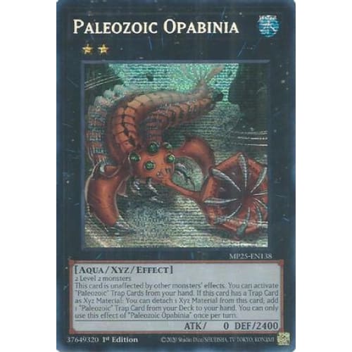 Paleozoic Opabinia - MP25-EN138 Prismatic Secret Rare 1st