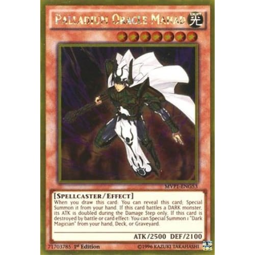 Palladium Oracle Mahad (MVP1-ENG53) Gold Rare 1st Edition