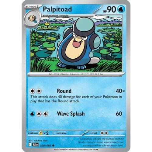 Palpitoad (20) Common - Single