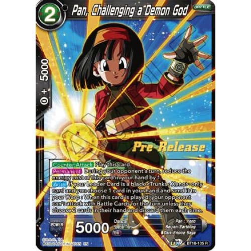 Pan Challenging a Demon God (Realm of the Gods Pre-Release