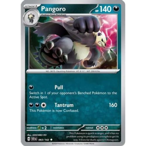 Pangoro (93) Uncommon Reverse Holofoil - Single