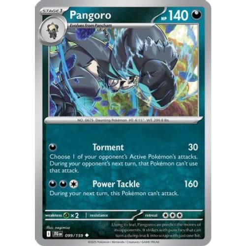 Pangoro (99) Uncommon Reverse Holofoil - Single