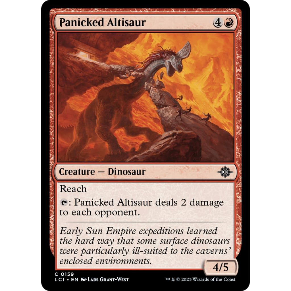 Panicked Altisaur (LCI-159) Foil - Single