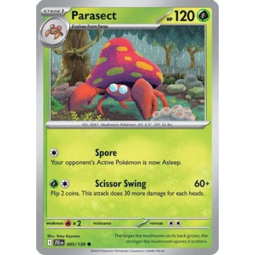 Parasect (5) Common - Single