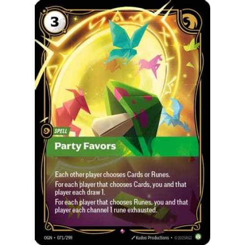 Party Favors (071/298) - Origins Foil - Single