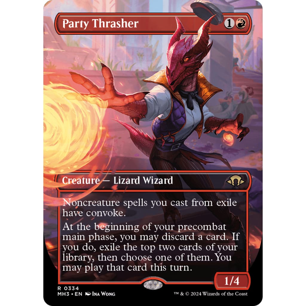 Party Thrasher (MH3-334) (Borderless) Foil - Single
