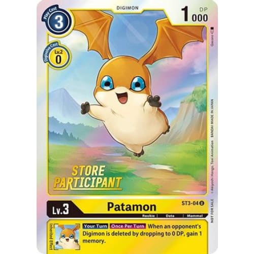 Patamon - ST3-04 (Store Participant) (ST3-04 U) Promo Foil