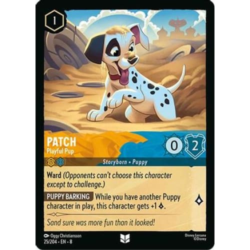 Patch - Playful Pup (25/204) - Reign of Jafar - Single