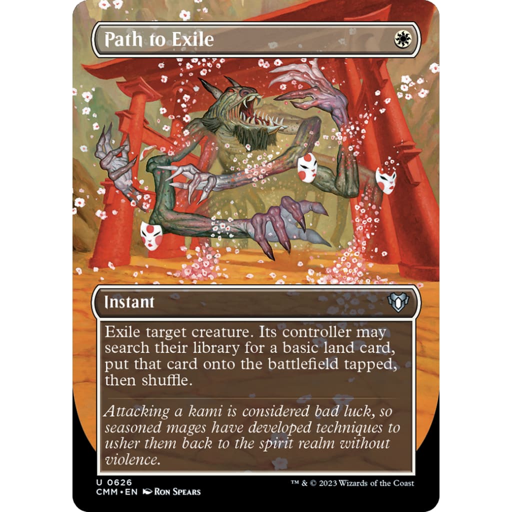 Path to Exile (CMM-626) (Borderless) Foil - Single