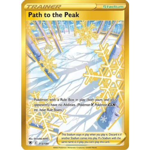 Path to the Peak (213/189) Secret Rare Holofoil - Single