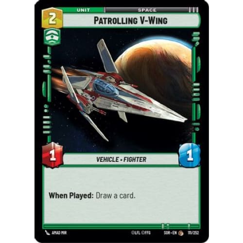 Patrolling V-Wing (111/252) - Spark of Rebellion - Single
