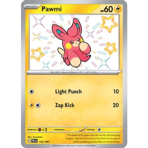 Pawmi (142) Shiny Rare Holofoil - Single