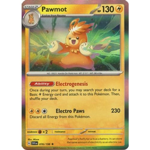 Pawmot - 076/198 (76) Rare Reverse Holofoil - Single