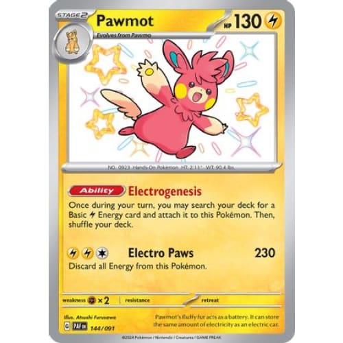 Pawmot (144) Shiny Rare Holofoil - Single