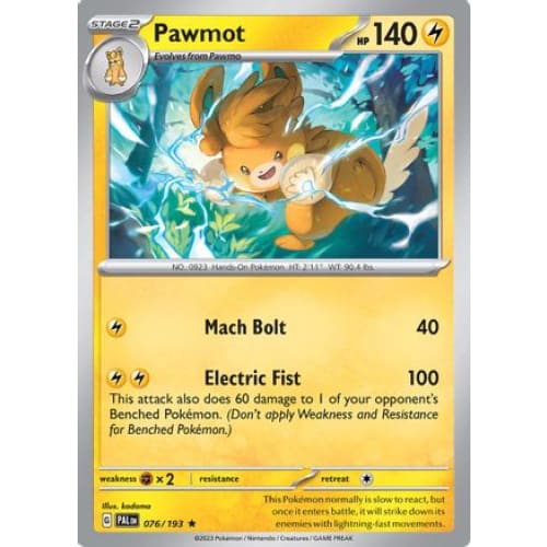 Pawmot (76) Rare Classic Reverse Holofoil - Single