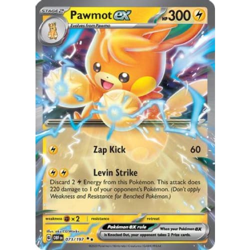 Pawmot ex (073/197) Double Rare - Single