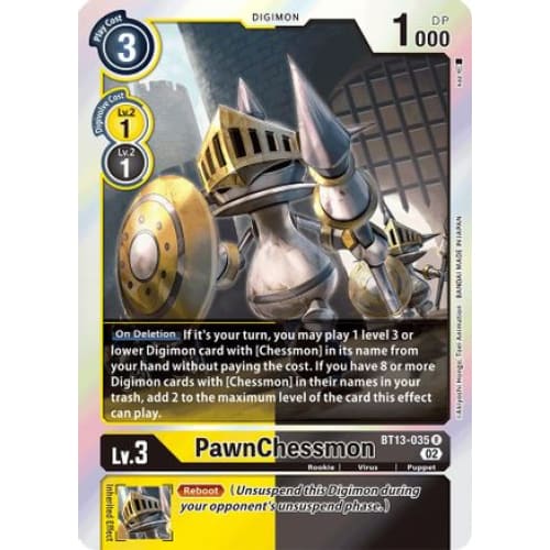 PawnChessmon - BT13-035 - Rare Foil - Single
