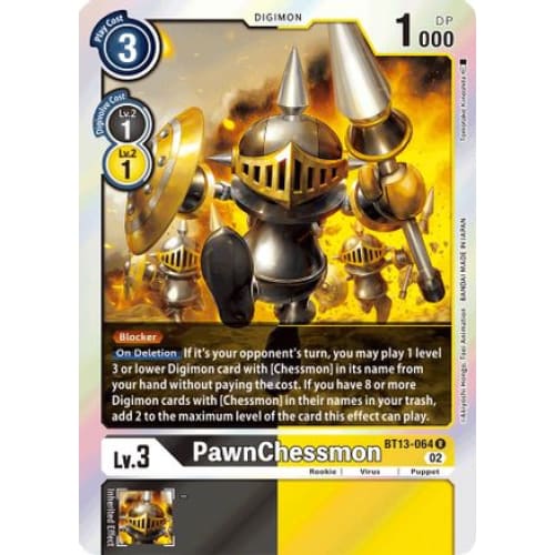 PawnChessmon - BT13-064 - Rare Foil - Single