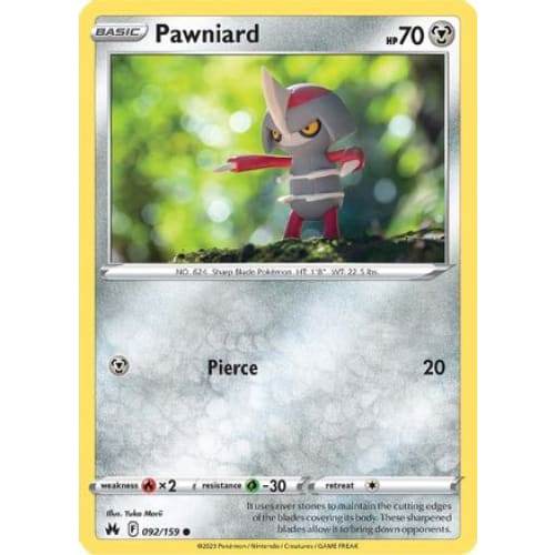 Pawniard (92) (092) Common Reverse Holofoil - Single