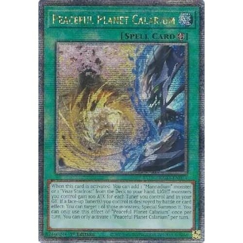 Peaceful Planet Calarium (Quarter Century Secret Rare)
