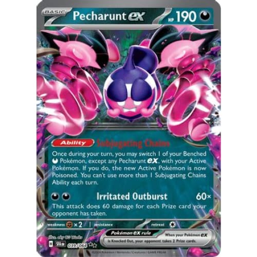 Pecharunt ex (39) Double Rare Holofoil - Single