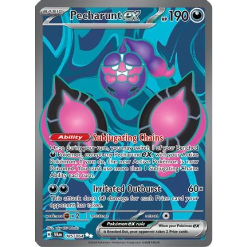 Pecharunt ex (85) Ultra Rare Holofoil - Single