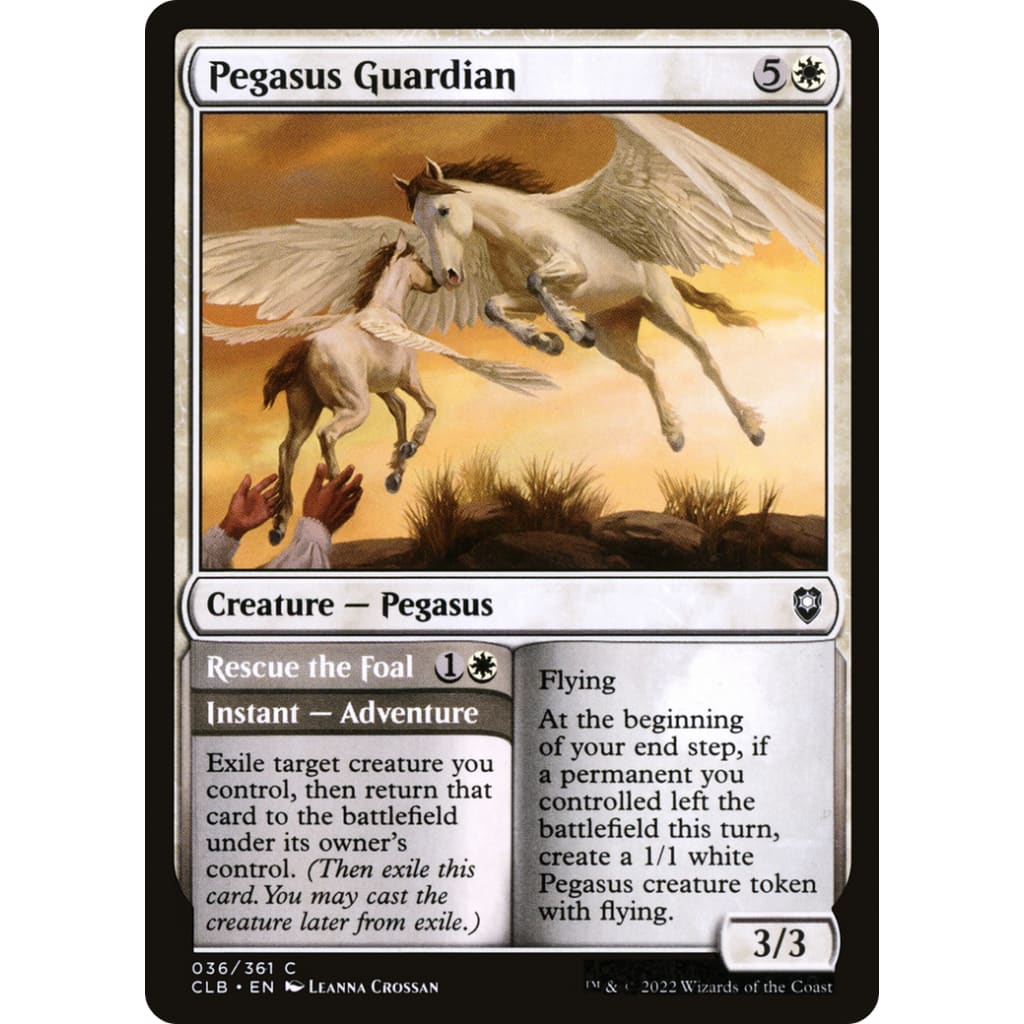 Pegasus Guardian // Rescue the Foal (CLB-036) - Single