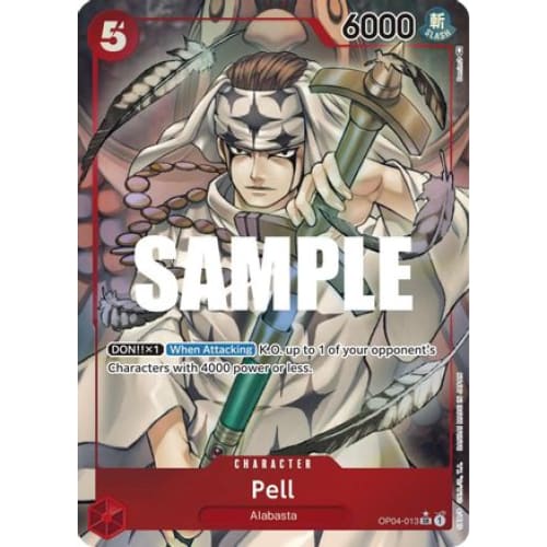 Pell (Alternate Art) OP04-013 SR Kingdoms of Intrigue Foil
