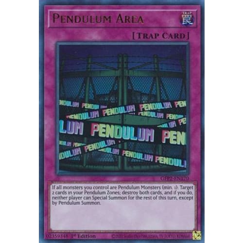 Pendulum Area (GFP2-EN170) Ultra Rare 1st Edition - Single
