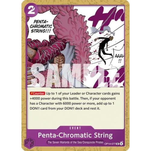 Penta-Chromatic String OP14-077 UC The Azure Sea’s Seven