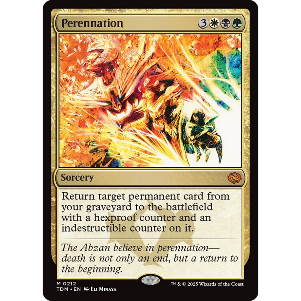 Perennation (TDM-212) Foil - Single