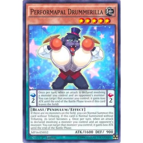 Performapal Drummerilla - MP16-EN052 Common Unlimited