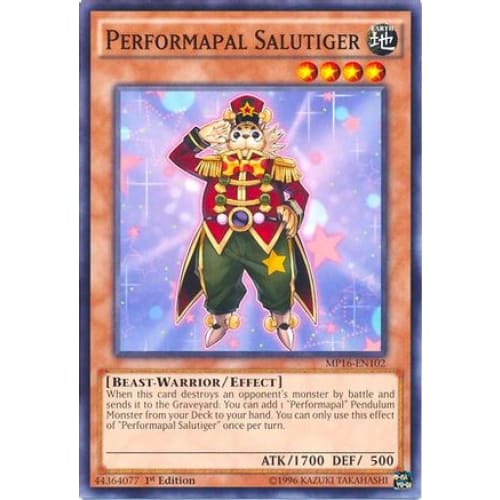Performapal Salutiger - MP16-EN102 Common Unlimited - Single