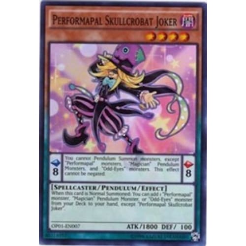 Performapal Skullcrobat Joker (OP01-EN007) Super Rare