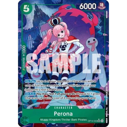 Perona (Alternate Art) OP14-033 SR The Azure Sea’s Seven