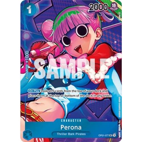 Perona (Box Topper) OP01-077 UC Romance Dawn - Single