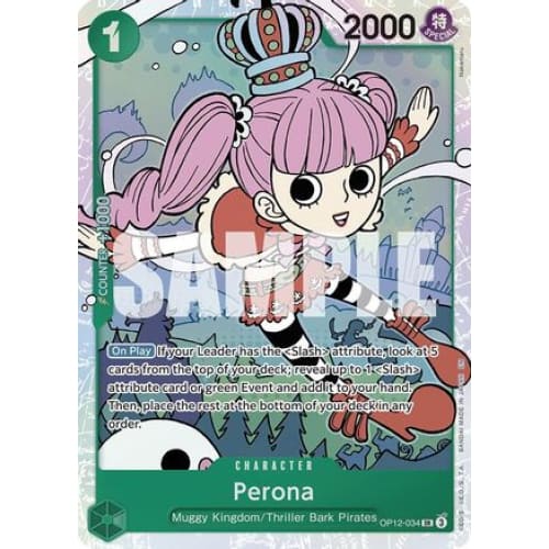 Perona OP12-034 SR Legacy of the Master Foil - Single