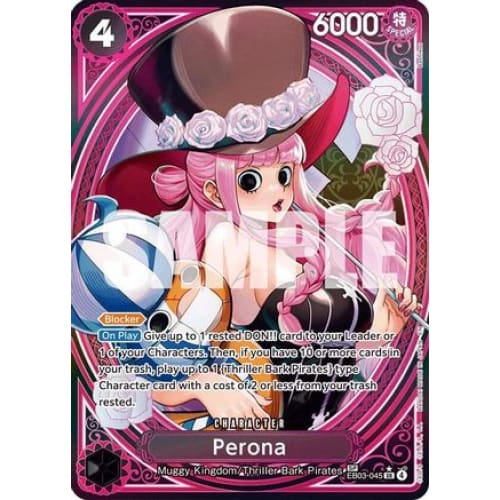 Perona (SP) EB03-045 SR Extra Booster: One Piece Heroines