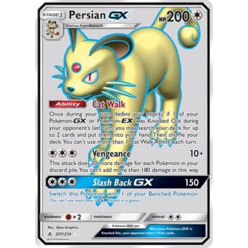 Persian-GX (207/214) Ultra Rare Holofoil - Single