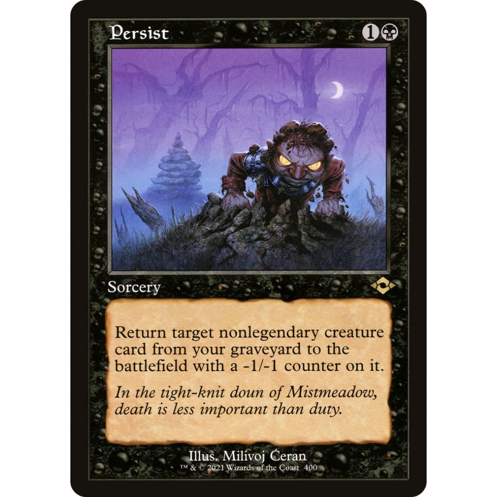 Persist (MH2-400) Etched Foil - Single