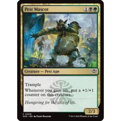 Pest Mascot (SOS-209) - Single