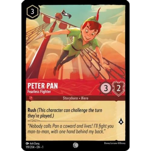 Peter Pan - Fearless Fighter (119/204) - The First Chapter