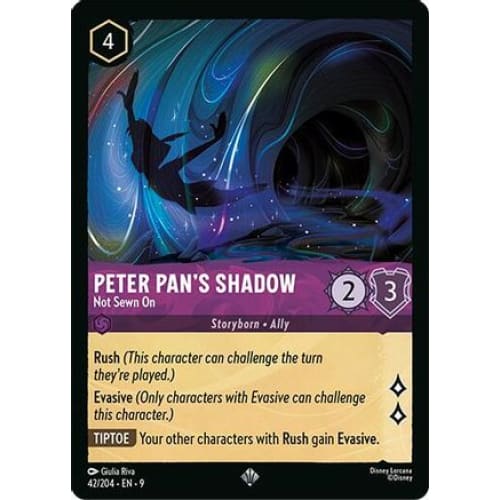Peter Pan’s Shadow - Not Sewn On (42/204) - Fabled - Single