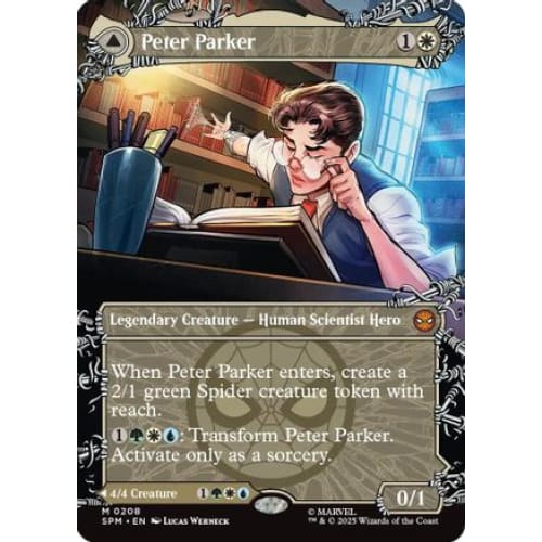 Peter Parker (0208) (Borderless) (SPM-208) - Single