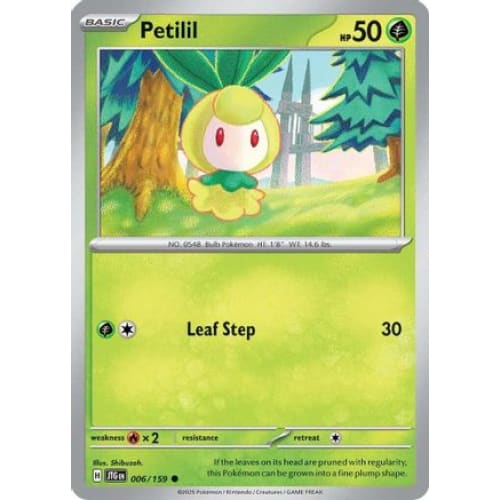 Petilil (6) Common Reverse Holofoil - Single