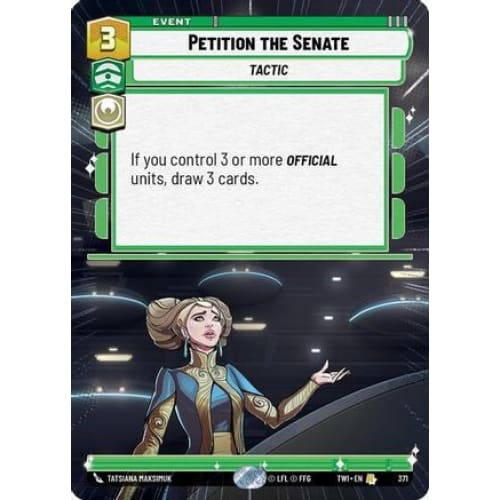 Petition the Senate (Hyperspace) (371) - Single