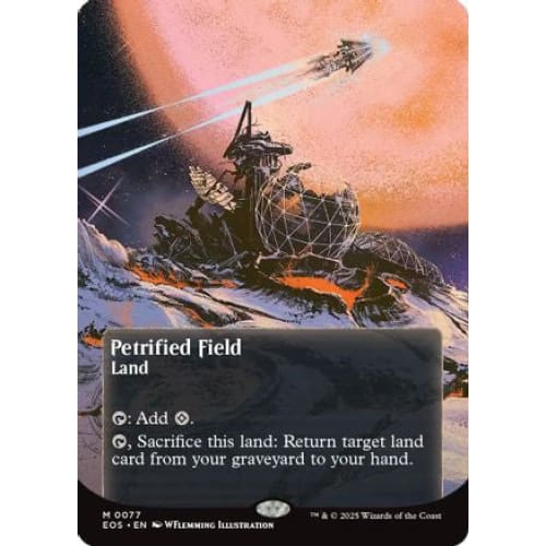 Petrified Field (0077) (Borderless) (EOS-077) - Single
