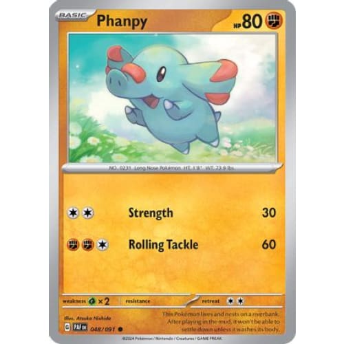 Phanpy (48) Common Reverse Holofoil - Single