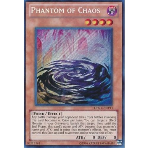 Phantom of Chaos (LCGX-EN193) Secret Rare Unlimited - Single